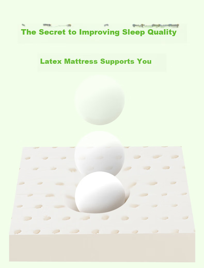 MENGYISHU Latex Mattress 2.2m Large Size Thai Natural Rubber Double Thick Tatami Custom 180*220*3cm 1