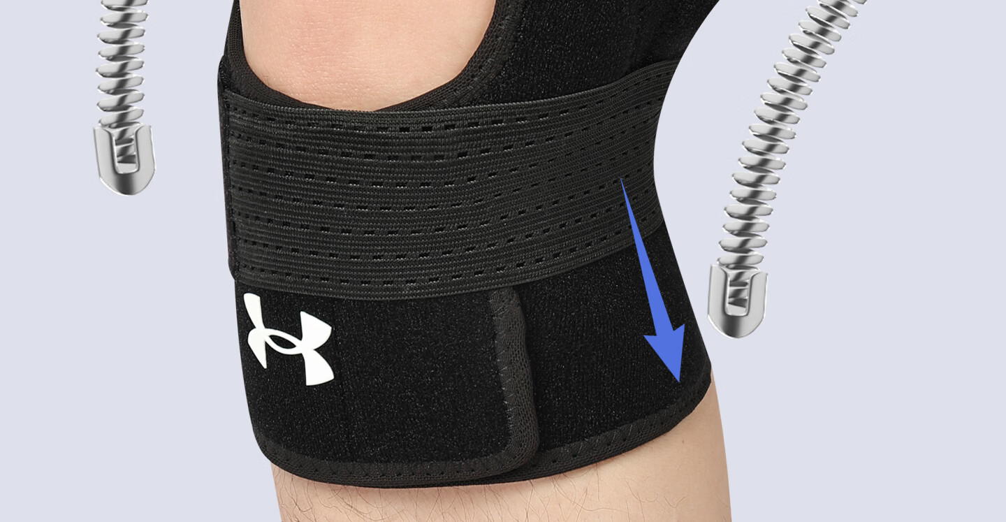 Under Armour Knee Brace Sports Meniscus Summer Professional Mountaineering Basketball Football Badminton Running Cycling Jump Rope Arthritis Support 18