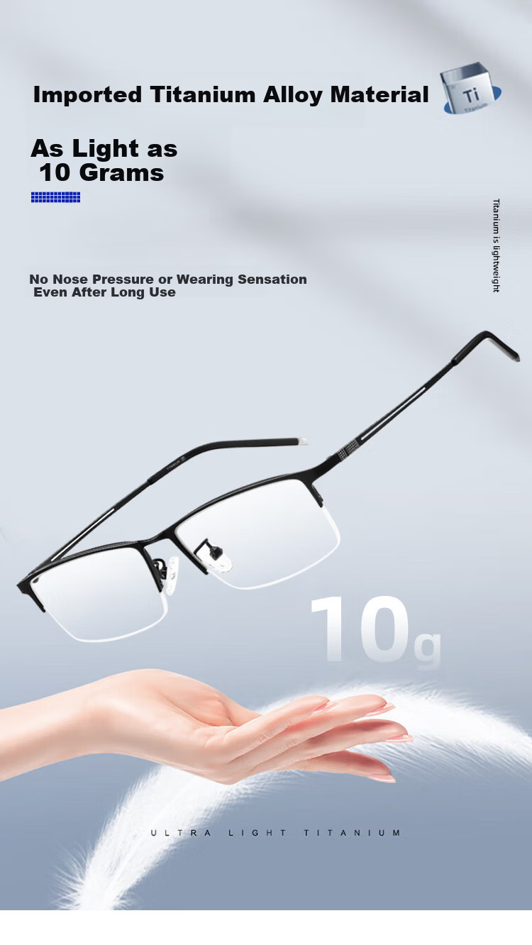 CAPONI Japanese Imported Titanium Men’s Smart Zoom Multifocal Reading Glasses Genuine Driving and Walking Use 4