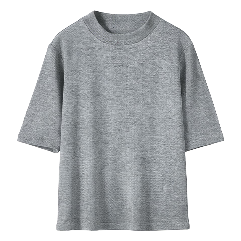 Urban Beauty Solid Color Short Sleeve Women's Slim Fit Breathable T-Shirt, Black 2XL