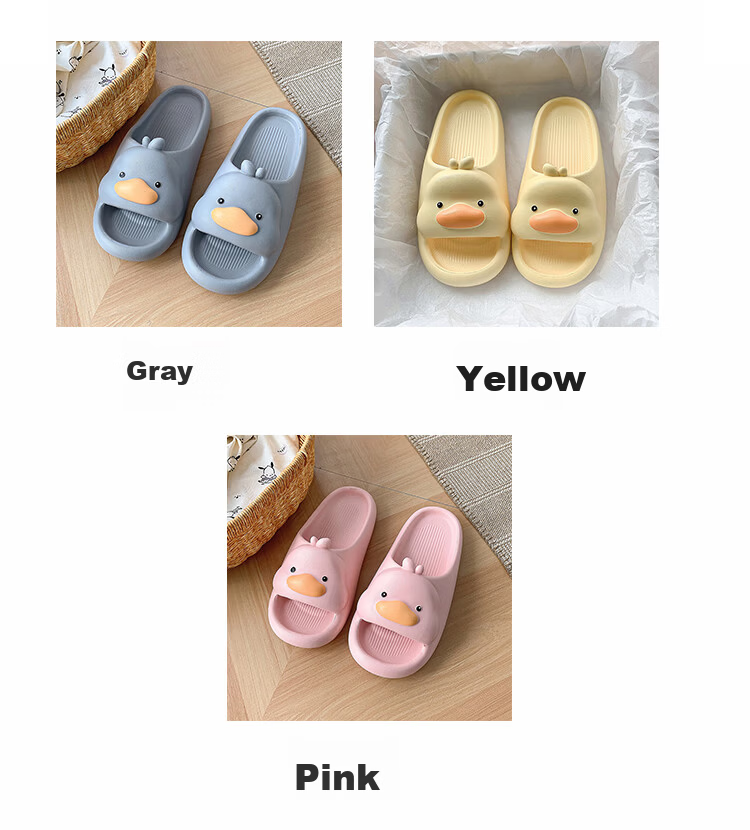 Runrou Women's Summer 2026 New Parent-Child Indoor Home Non-Slip Thick Sole EVA Slippers for Girls 5