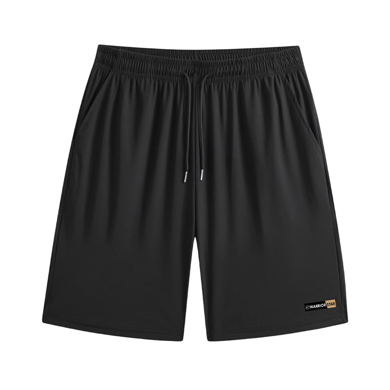 Warrior Men's Summer Ice Silk Quick-Dry Shorts Aerobic Loose Training Fitness Five-Point Running Sports Pants