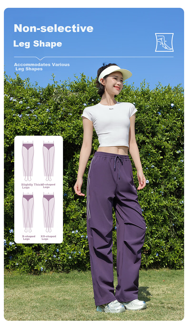 CAMEL Women's Outdoor Hiking Paratrooper Pants Loose Stretch Sports Casual Trousers Y26BA4L0012 Phantom Black L 13