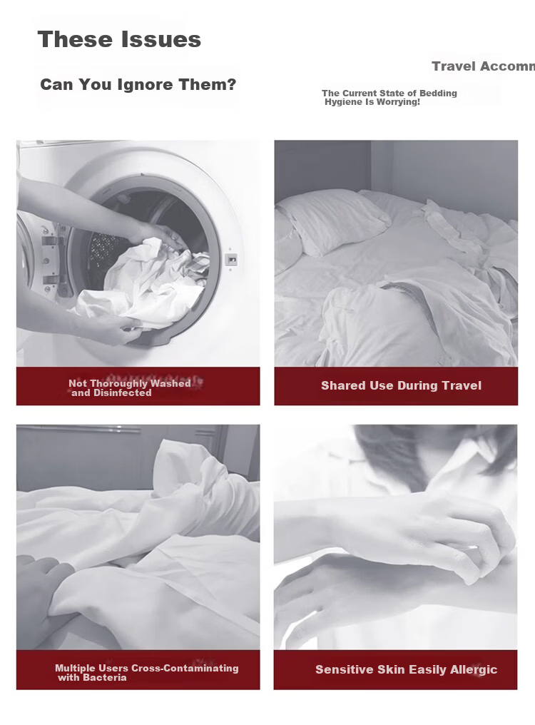 MUJI Disposable Pillowcase Individually Packaged Travel Pillowcase Extra Large Thickened Hotel Travel Pillow Cover 2