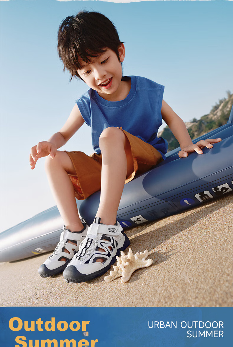 DR·KONG Toddler Walking Shoes Summer Outdoor Kids Sports Style Children's Sandals 2S14B2011DW Pink Size 30 9
