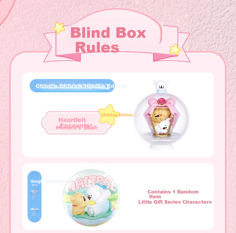 Funism Year of the Horse Gift Funism Line Art Puppy Mini Gift Ornament Collectible Blind Box - Single Piece 17