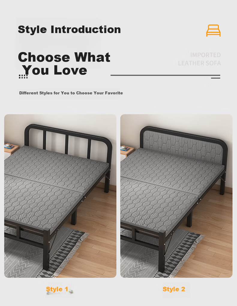 Chibilun Folding Single Bed Home Simple Bed Office Nap Bed Dormitory Hardboard Bed Rental Portable Bed 7