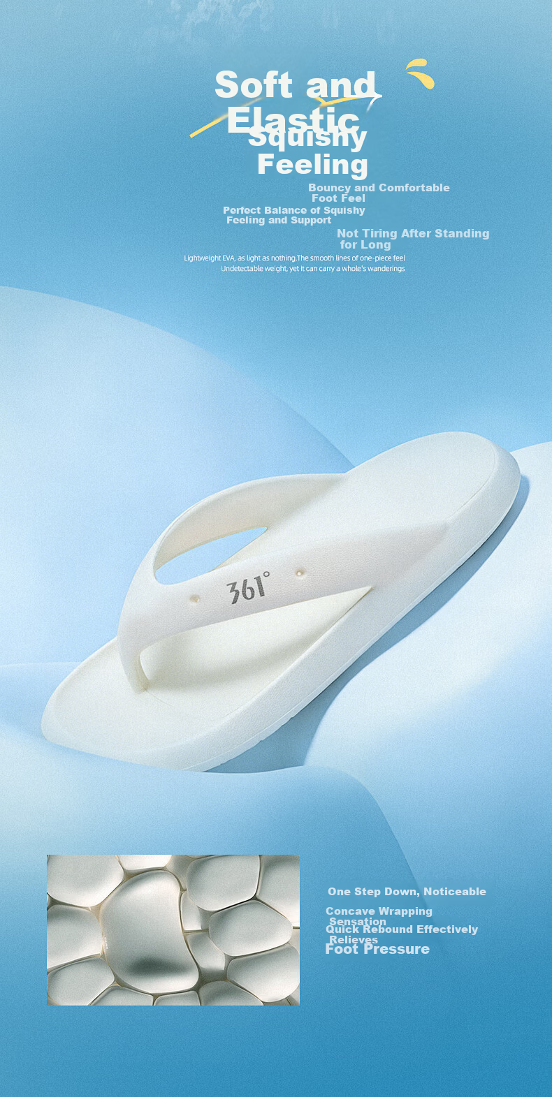 361° Qihang Men's Summer Flip Flops Non-Slip Wear-Resistant Outdoor Beach Sandals Men's Shower Bathroom Slippers 6