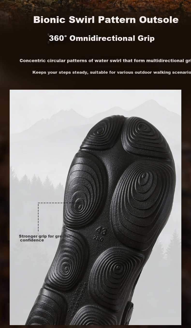 JD Jingzao Contour Hole Sandals Summer Slippers Unisex Non-Slip Outdoor Water Shoes Cement Gray Size 41 9