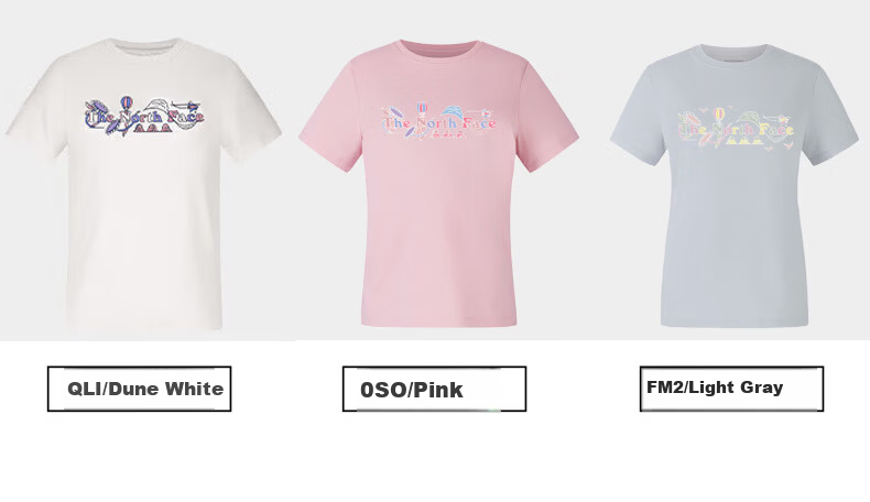 The North Face Women's Short Sleeve T-Shirt Outdoor Sports Quick-Dry Breathable 8GX6 Pink/0SO M 13