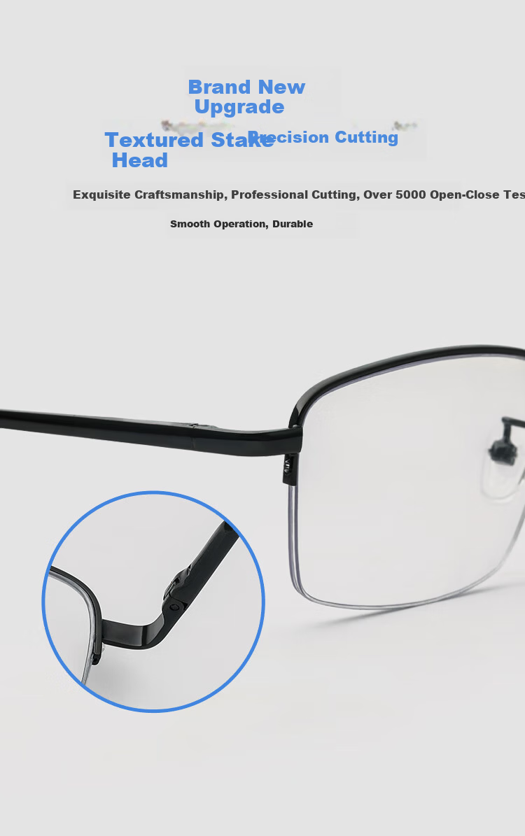 Mr.PuTian Blue Light Blocking Reading Glasses for Men and Women, Business Style, High Definition, Black Frame, +2.50 Diopters (Ages 60-64) 4