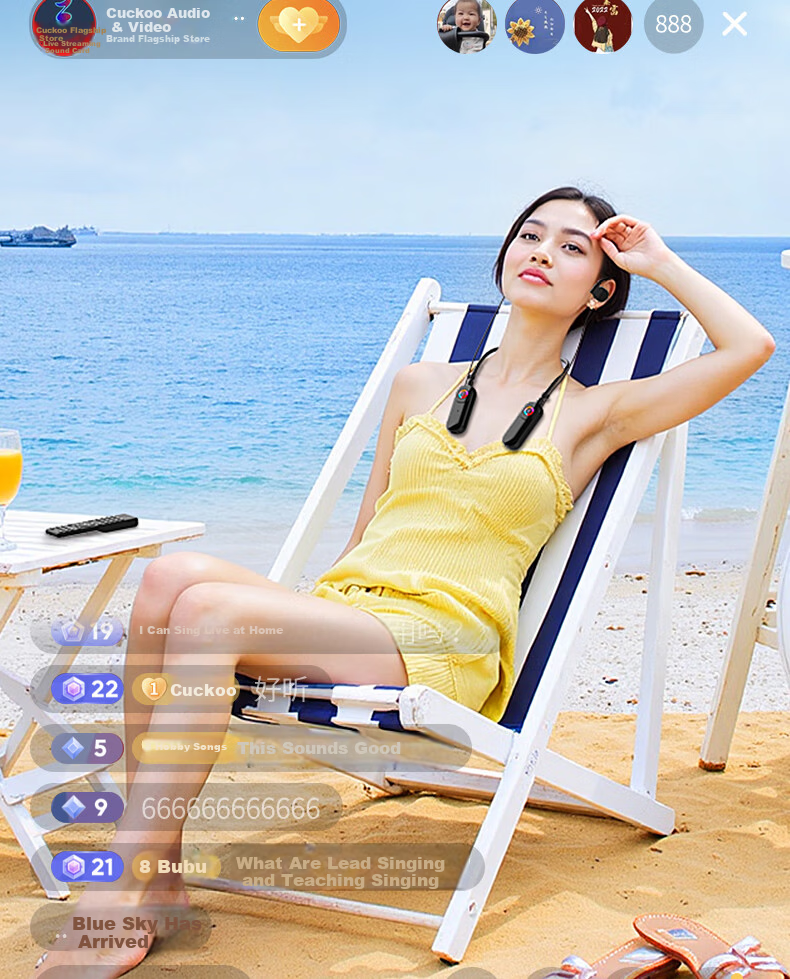 Cuckoo G20 Wireless Live Sound Card Set Headset Microphone Integrated Neckband Open Outdoor Internet Celebrity Singing Equipment Live Streaming 11