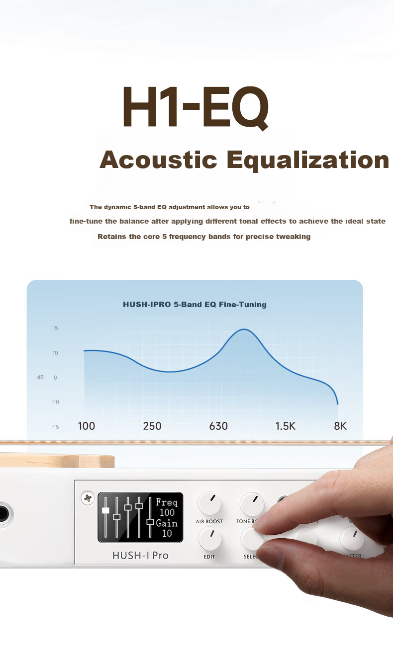 DONNER HUSH-I Pro Silent Acoustic Guitar Pro Portable Smart Folk Guitar Sunset Color 14