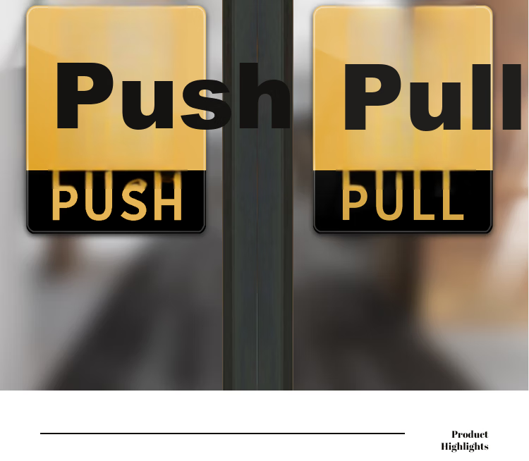 Aimohui Sliding Signboard Fortune Cat Door Sticker Acrylic Glass Door Sticker Shop Hotel Reminder 1 Pair 15cm*10cm 2