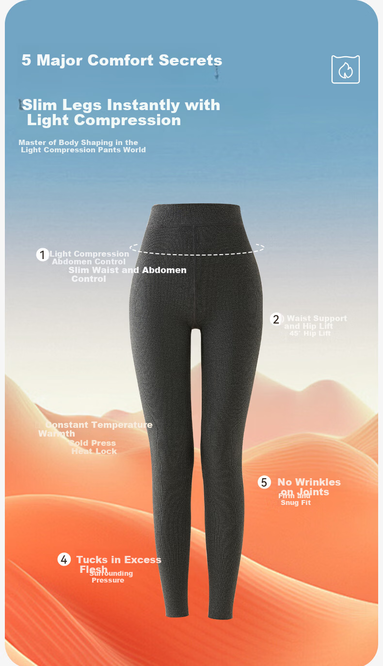 MiiOW Slimming High-Waist Grey Nine-Point Women's Tights Spring Summer Outerwear Pantyhose 1