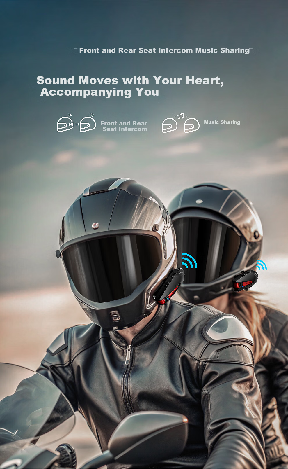 Vimaitong Self-operated SR Motorcycle Helmet Bluetooth Headset Professional Harman Sound Ultra-long Battery Life JD Exclusive Full Helmet 2