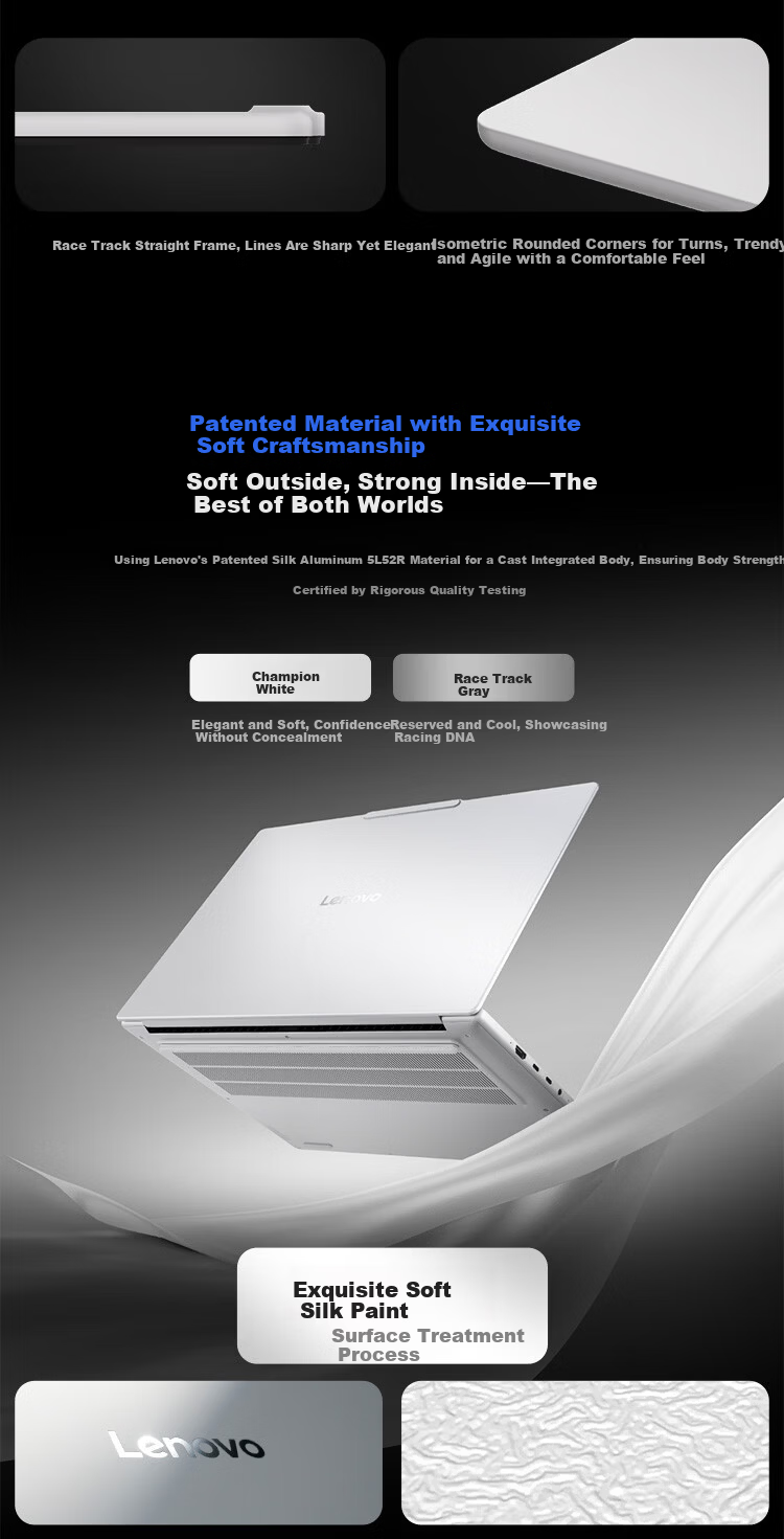 Lenovo Xiaoxin Pro16GT AI Ultra-thin Laptop Intel Core 3rd Gen Ultra5-338H 32GB 1TB 2.8K 120Hz OLED National Subsidy 8