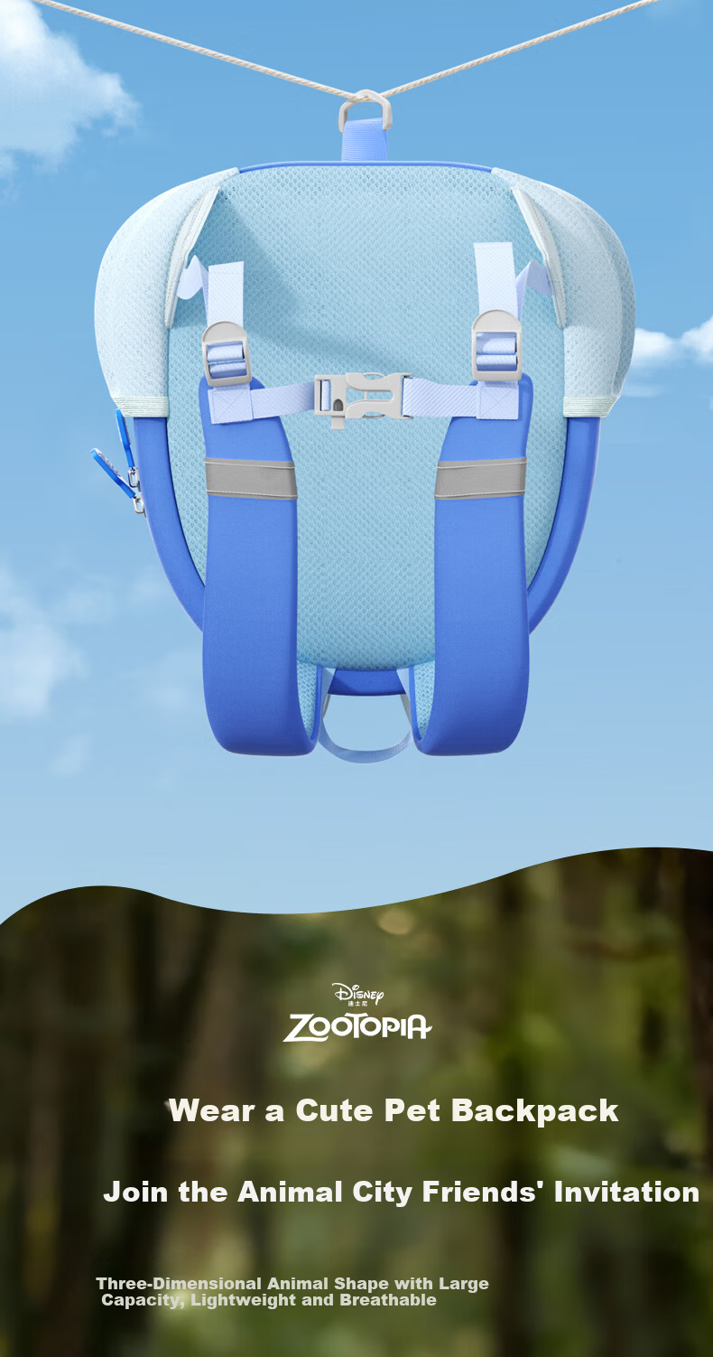 Disney Kids Backpack for Preschool Girls and Boys Lightweight Outdoor Toddler Shoulder Bag Nick 11