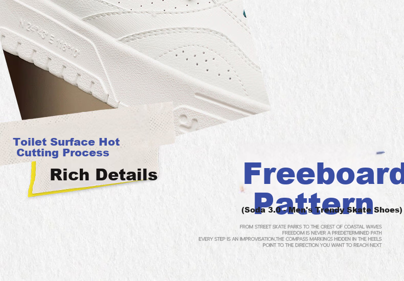 361° Men's Sports Shoes Spring Summer New Retro Leather Basic White Casual Sneakers 672616619-5 13