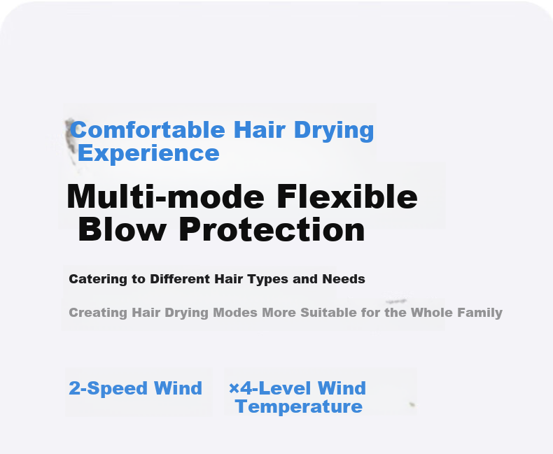 AUX High-Speed Hair Dryer Home Hair Care Negative Ion Quiet Electric Hair Dryer for Men and Women Damage-Free Powerful Fast Drying Hair Blower G01 14