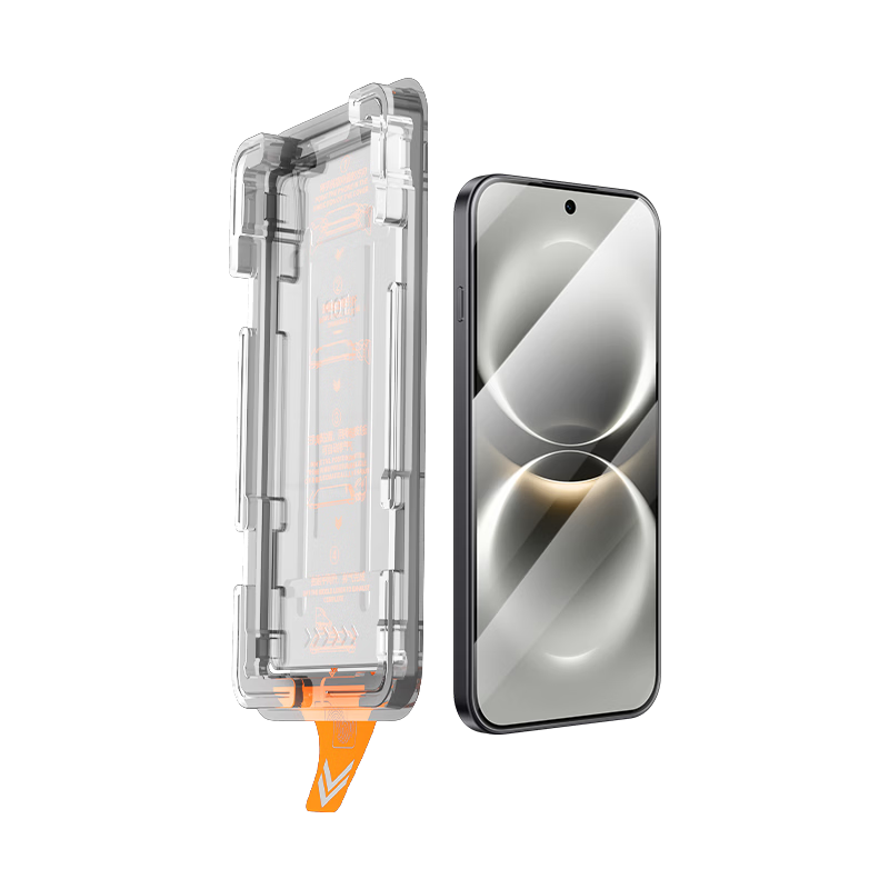 Smorss [Vacuum Adhesion] Tempered Glass Screen Protector for Huawei Enjoy 90 Pro Max Full Coverage HD Anti-Scratch and Anti-Fingerprint Film