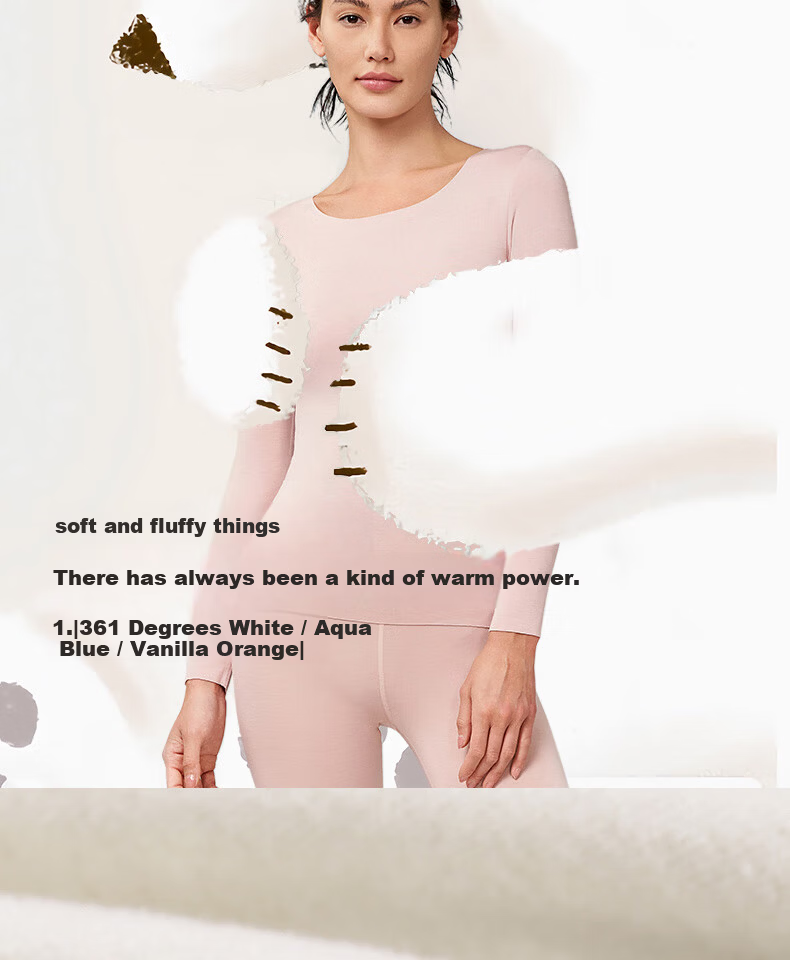 Aimer Milk Series Thermal Underwear, Autumn And Winter Antibacterial And Anti-Static, Black Top, S160 10