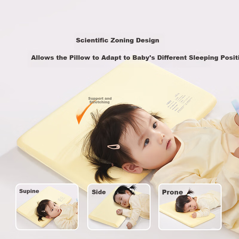 Mercury Kids Memory Foam Neck Support Pillow Breathable Deep Sleep Pillow for Children Students 40×60×5cm