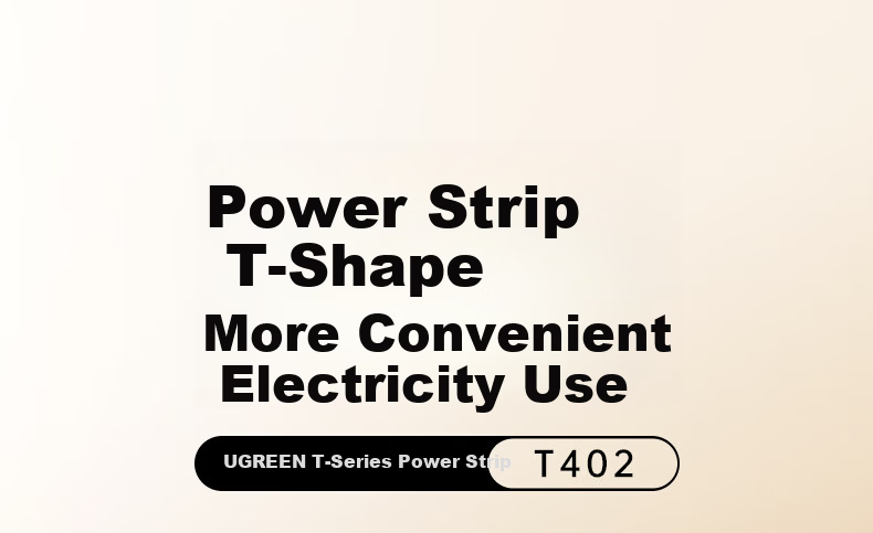 UGREEN Trapezoidal Power Strip New National Standard Socket Extension Board Dorm Desktop Home Office Multi-Port 4 5-Hole 4 2-Hole Master Control 8-Port 5M Cord 3