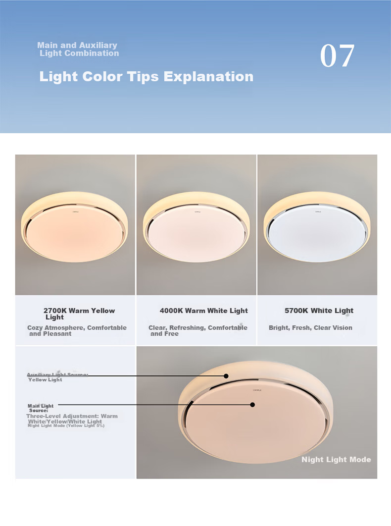 OPPLE Bladeless Fan Light Full Spectrum High CRI Low Noise LED Remote Control Dining Room Bedroom Chandelier Changfeng 19
