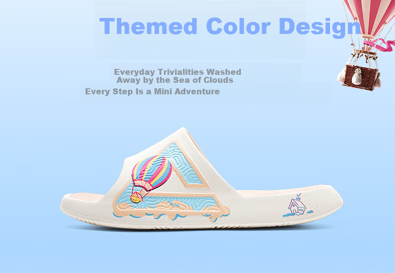 PEAK Taiji [J/P Slipper Lab] Sports Slippers Summer Sandals Thick Sole Soft Elastic Beach Shoes DL2620291 29