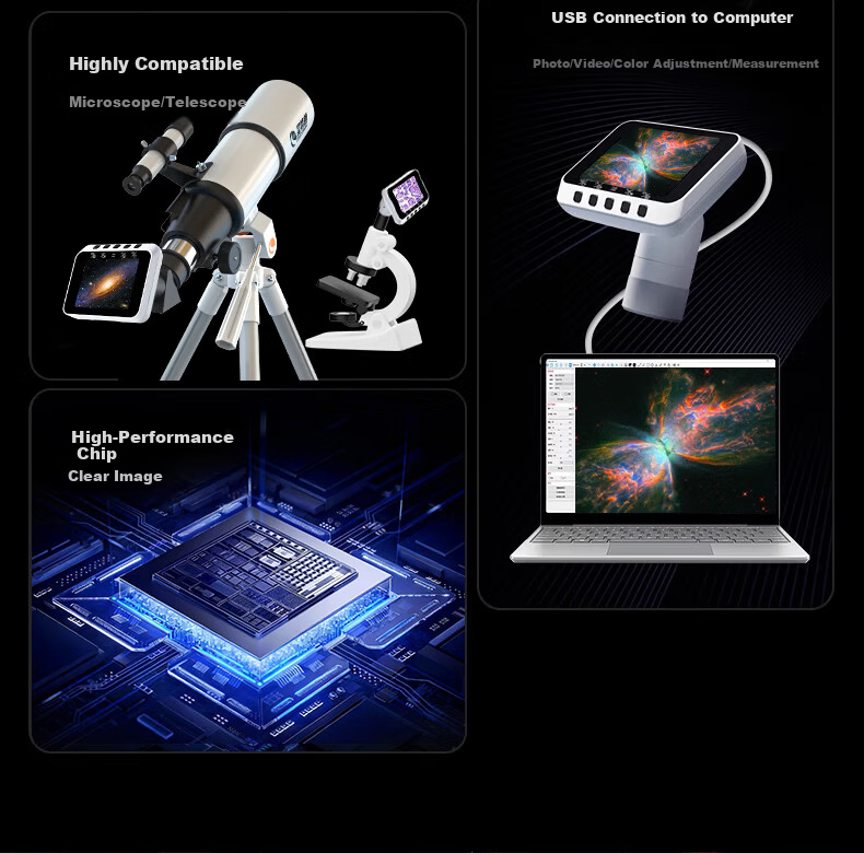 Celestron StarBright 80 Telescope with Screen High-Power HD Moon and Sky Viewing Astronomical Telescope Educational Gift for Students Birthday Holiday 12