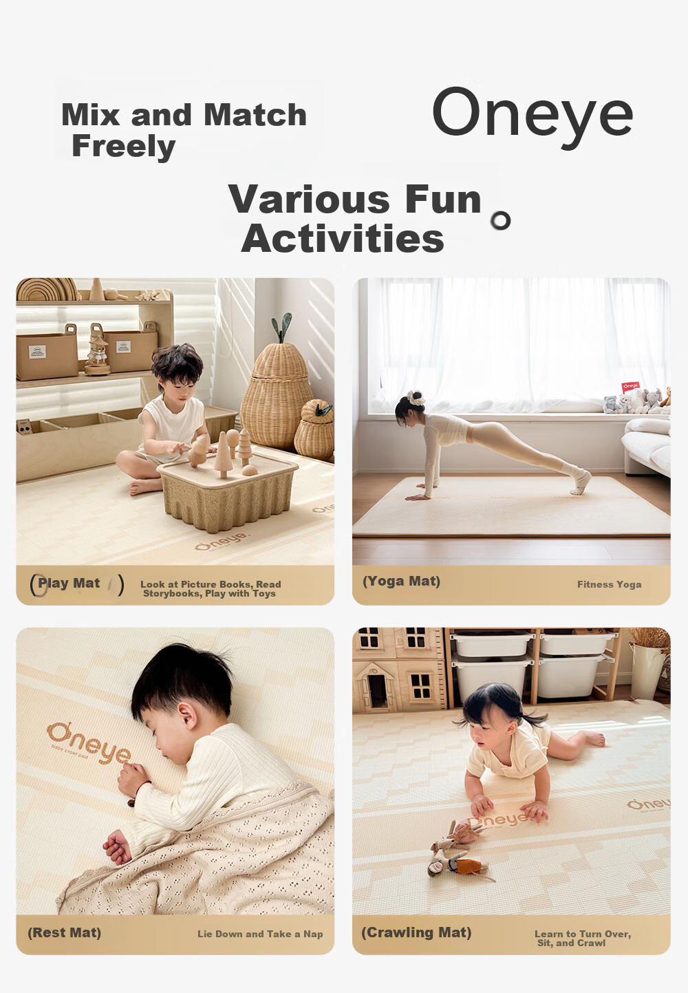 Maruya ixpe Baby Crawling Mat Thickened Home Floor Mat 1.8*2.5m*2.5CM - Party 16
