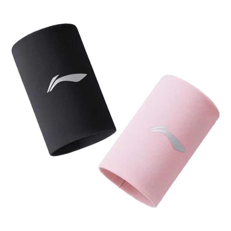 LI-NING Sports Wristband Sweat-Absorbing Wrist Wrap for Running, Basketball, Badminton, Tendonitis, Wrist Strain, Unisex