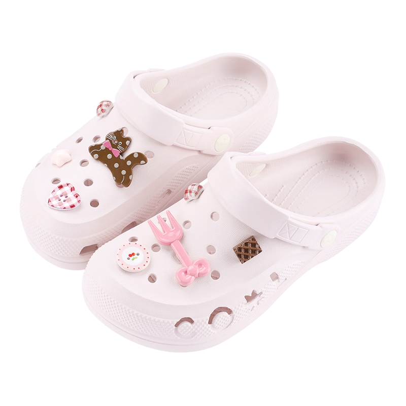 BALABALA Kids Girls Summer EVA Beach Clogs Soft Comfortable Outdoor Sandals