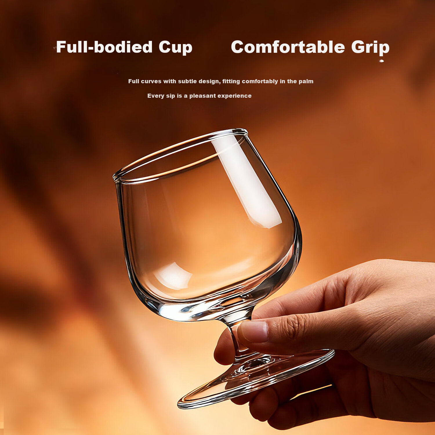 Green Apple 95ml Thickened Crystal Glass Tasting Cups Set of 6 for Baijiu, Wine, and Brandy
