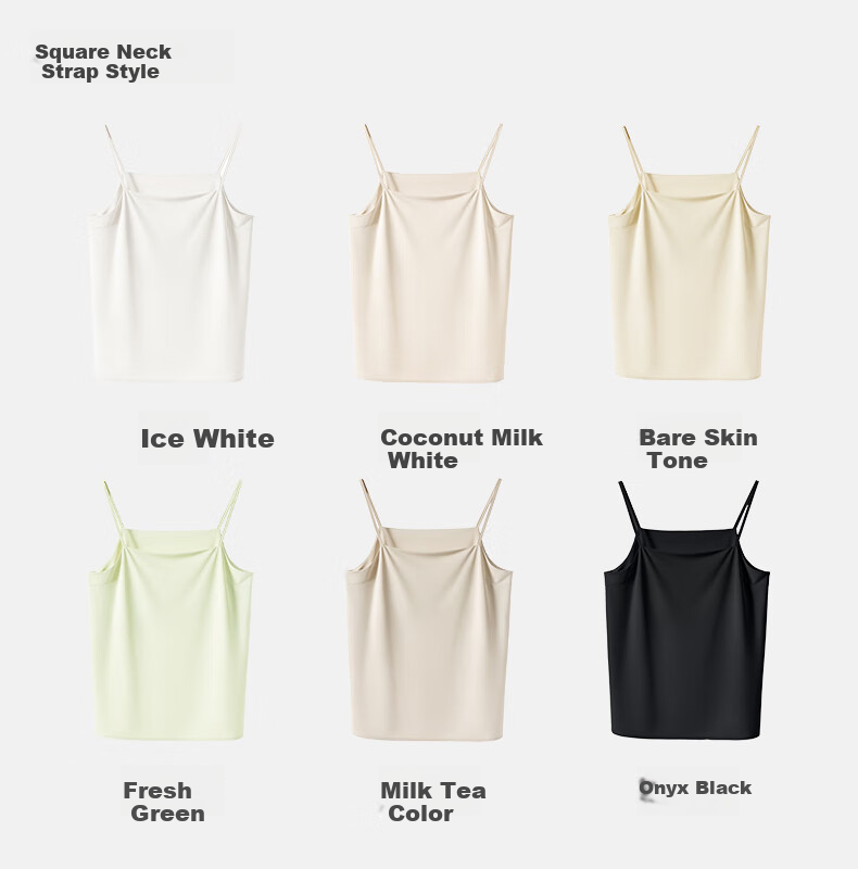 MiiOW Ice Silk Satin Women's Camisole Tank Top Sleeveless Sexy Back Summer Outerwear Versatile Blazer Shirt 26