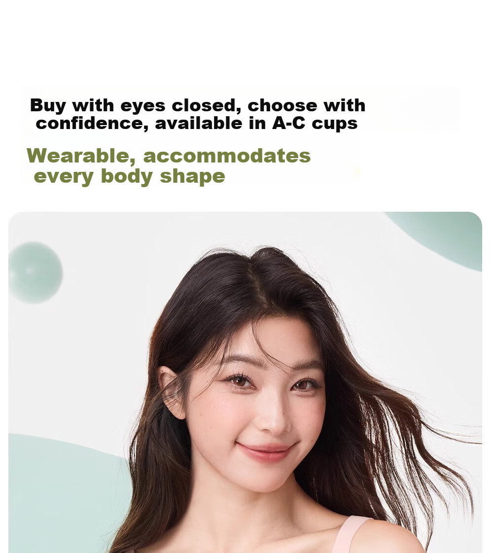 BOPRUIEY Women's Seamless Fixed Cup One-Piece Vest Large Bust Minimizing Wireless Plus Size Sports Bra 13