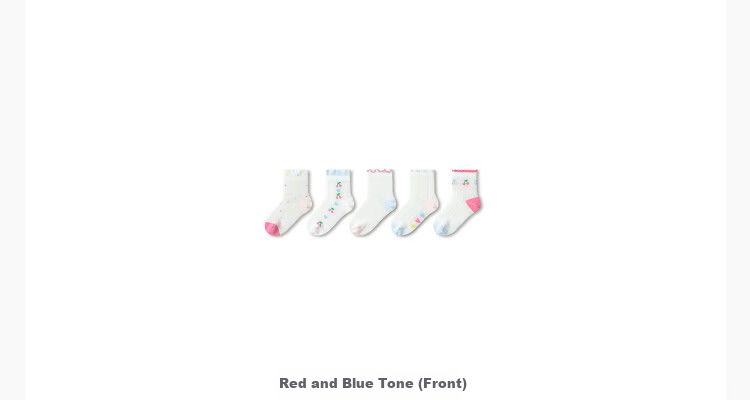 Balabala Kids Summer Mesh Breathable Short Socks for Boys and Girls, Soft and Elastic Daily Wear, Pack of 5 14