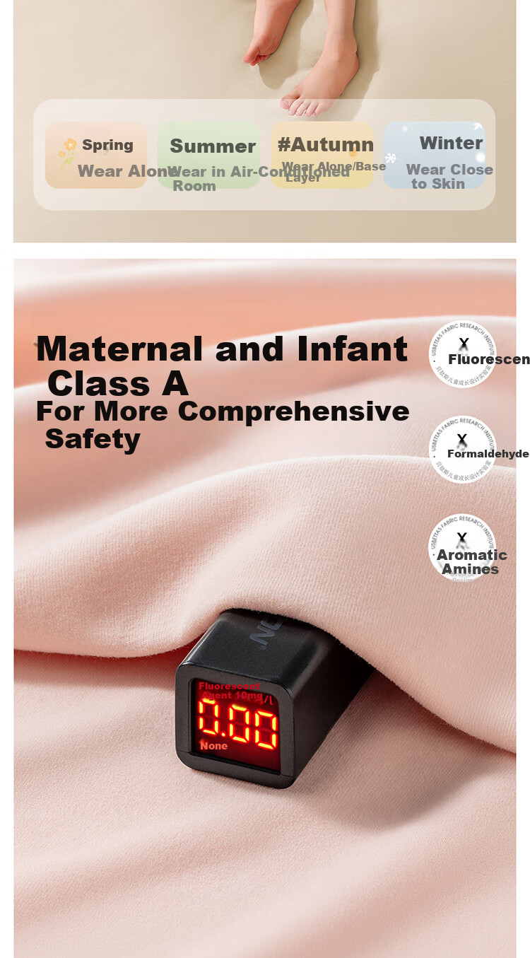 Betis Baby Spring and Autumn New Cotton Pajamas Four Seasons Universal Infant Sleep Gown Anti-Kick Blanket Belly Protection Robe 9