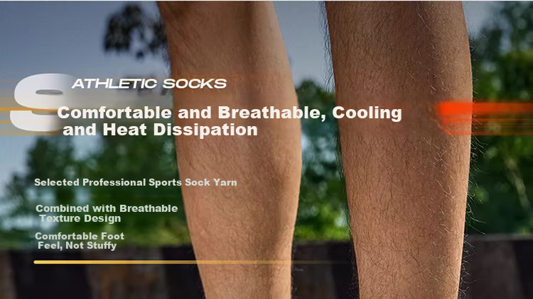 361° Feiran Sports Mid-Calf Socks Towel Bottom Breathable Running Long Socks White/3 Pairs One Size 7