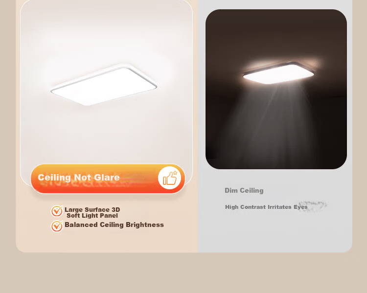 Haishibao Ceiling Light Living Room Main Light Full Spectrum Eye Protection LED Simple Fixture 30㎡ Suitable 150W All-Inclusive Price 7