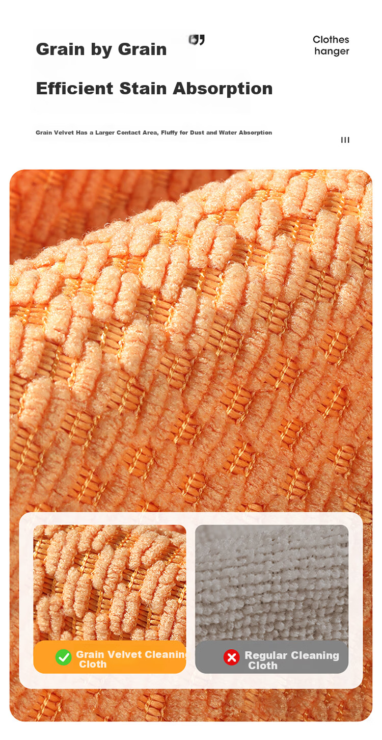 MARYYA Ultra-Fine Microfiber Cleaning Cloth, 30*30cm, 10 Pieces, for Glass Cleaning, Housekeeping, Professional Use, Absorbent, Lint-Free, No Shedding 3