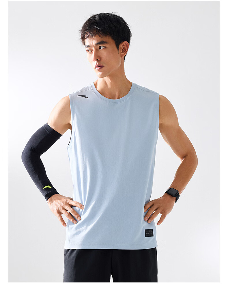 Anta Quick-Dry Vest | Men's Breathable Summer Fitness Sleeveless Basketball Training Tank Top Sports Vest 17