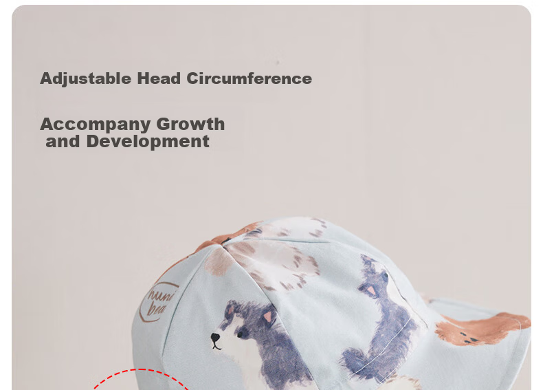 Happy Little Bear Baby Spring Summer Cotton Hat Baby Fisherman Hat Summer Sunshade Hat Newborn Sun Hat 17