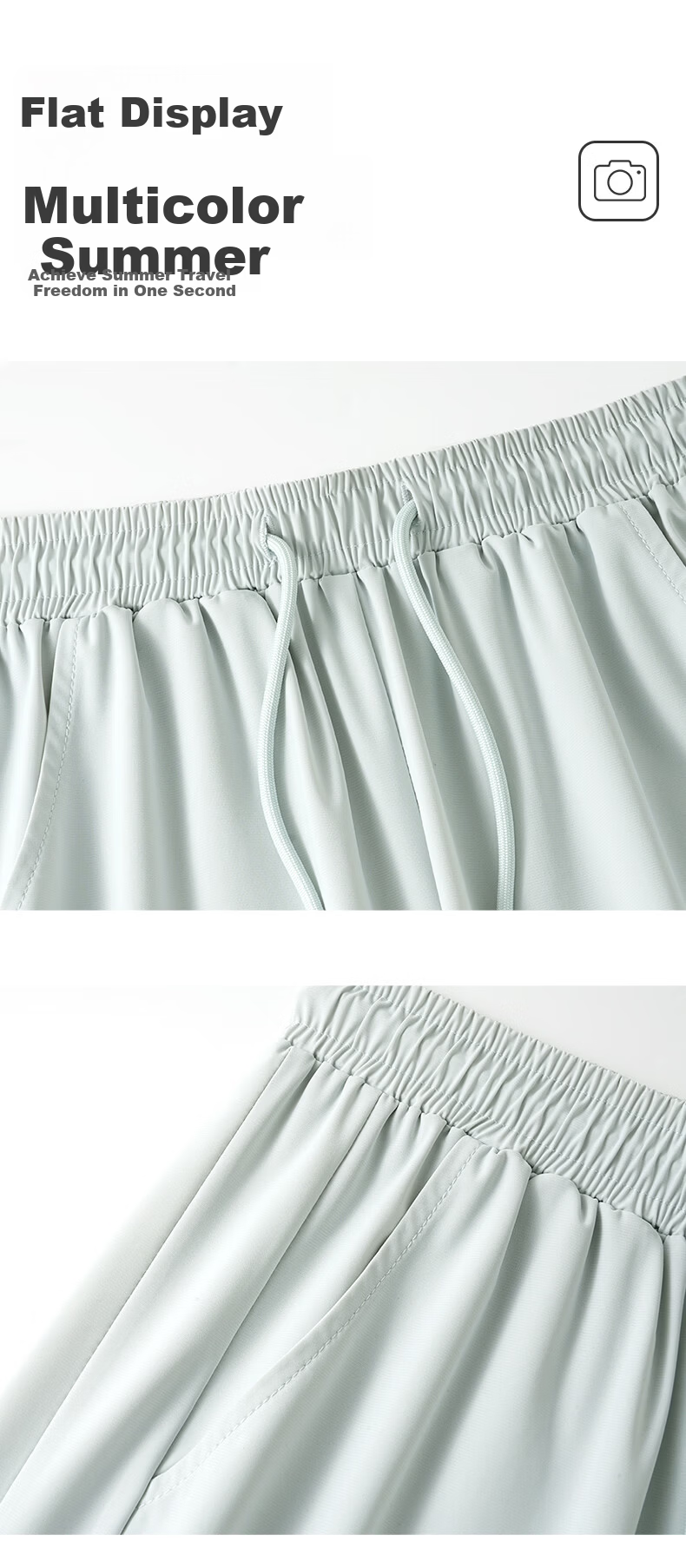 Baleno Ice Silk Cooling Sun Protection Jogger Pants for Women 2026 New Summer Thin Stretch Sports Casual Versatile Pants Female 20