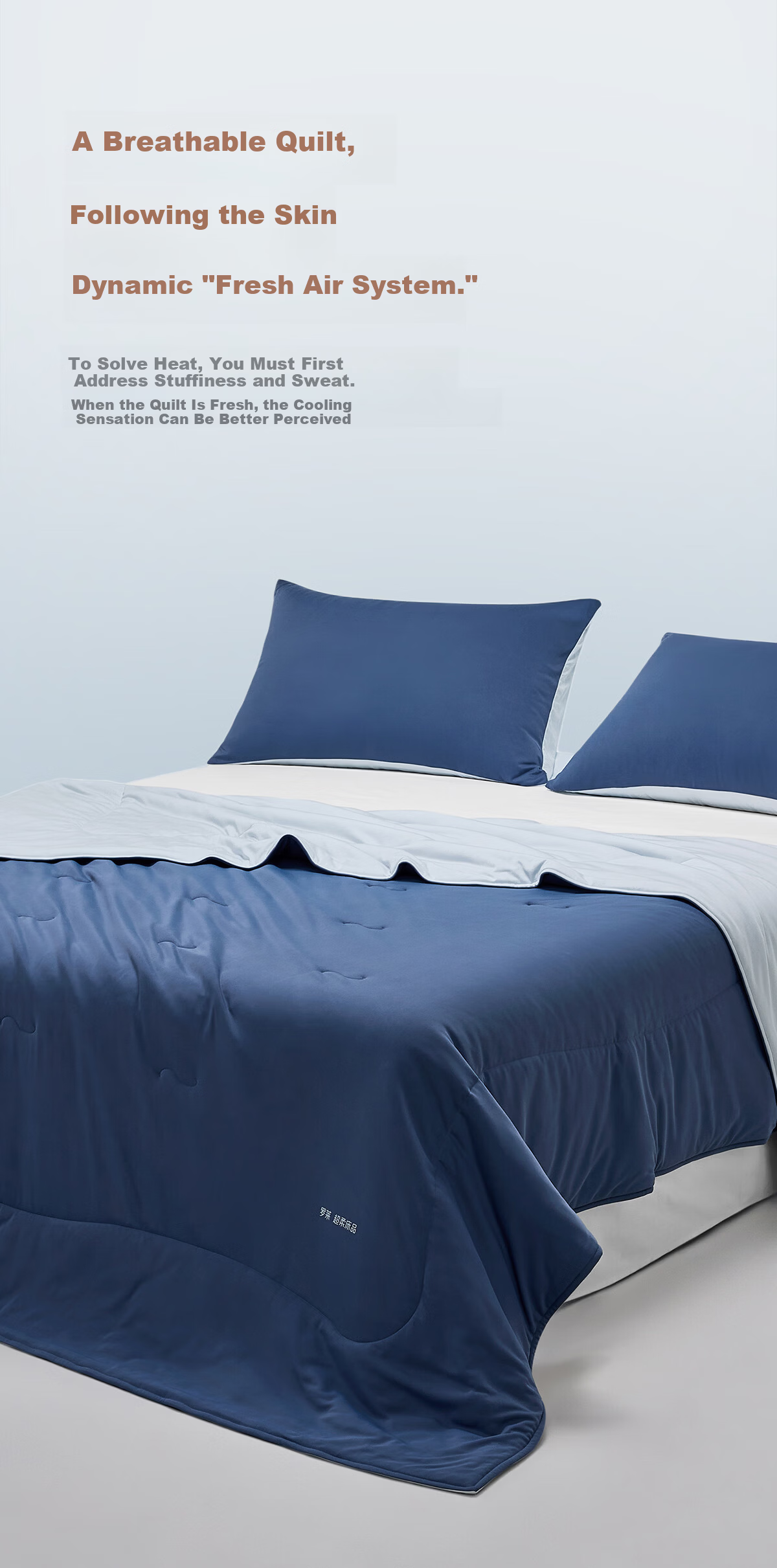 LUOLAI Home Textiles, Moisture-Wicking Tencel Cooling Ice Silk Quilt, Class A Antibacterial Summer Cool Quilt, Machine Washable Air Conditioning Blanket, 200*230 4