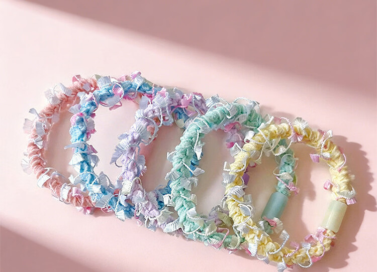 Princess Password Kids Hair Tie High Elasticity No Hair Damage Girls Hair Band Student Seamless Hair Rope Elastic Band 10