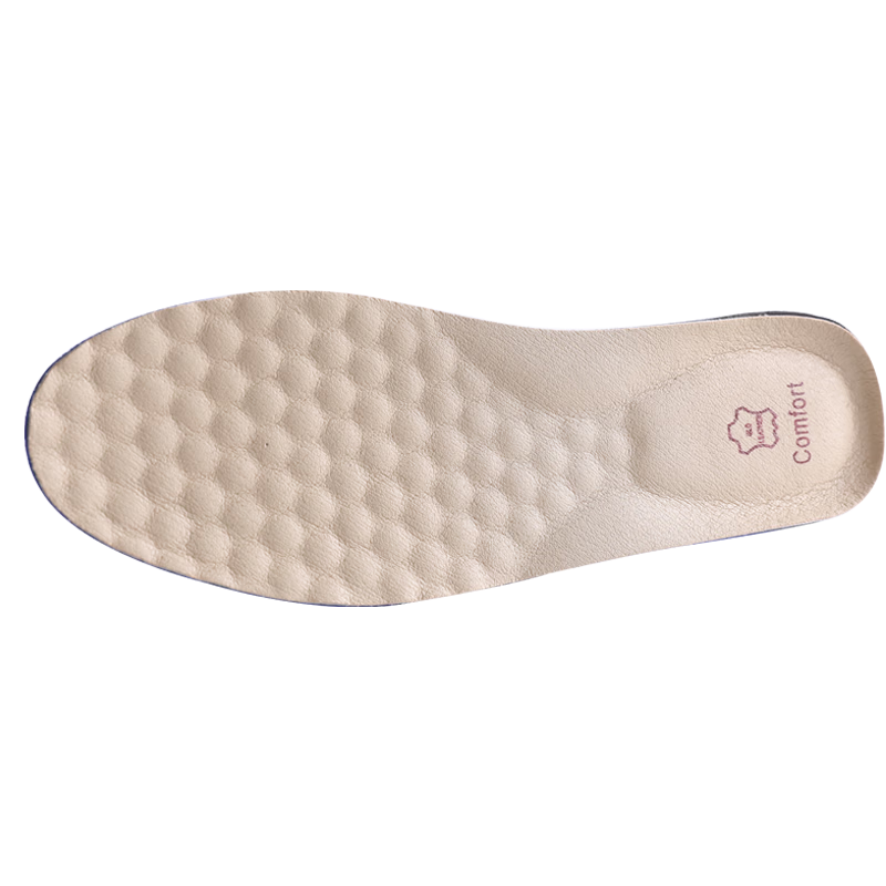 Footprint Tribe Men's Genuine Leather Cowhide Thickened Insoles Sweat-Absorbing Odor-Resistant Breathable Sports Shock-Absorbing Soft Cushioned Insoles for Long Standing Comfort