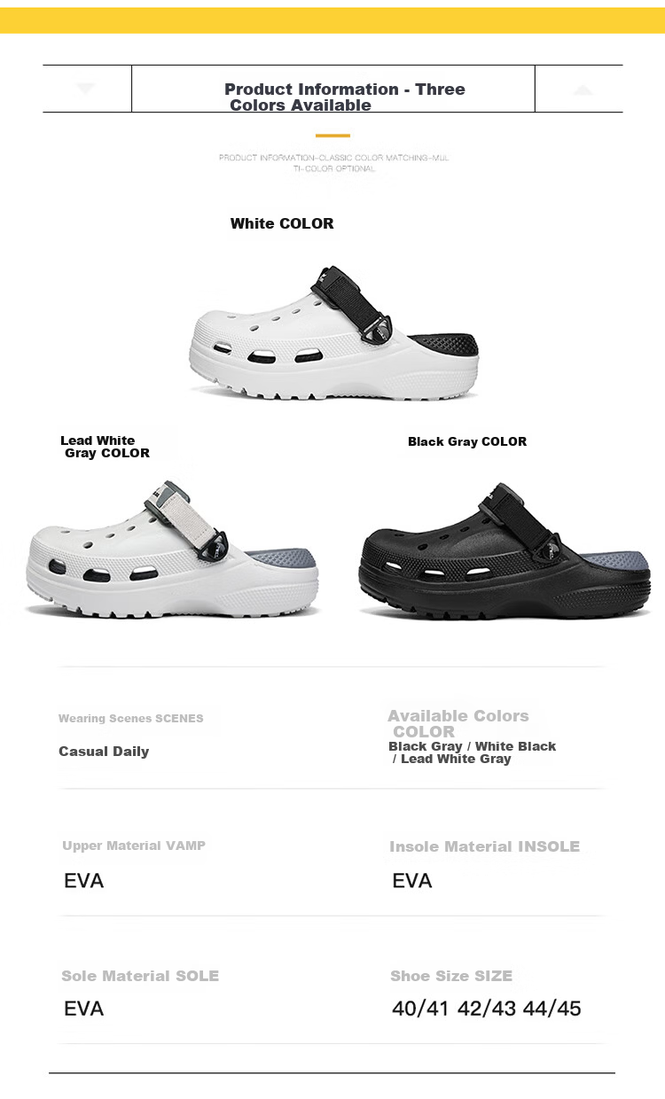 G.N.Shi Jia Men's Shoes, Summer Outdoor Wear, Thick-Soled Hollow Breathable Hole Shoes, Outdoor Stream Tracing Beach Sandals 5