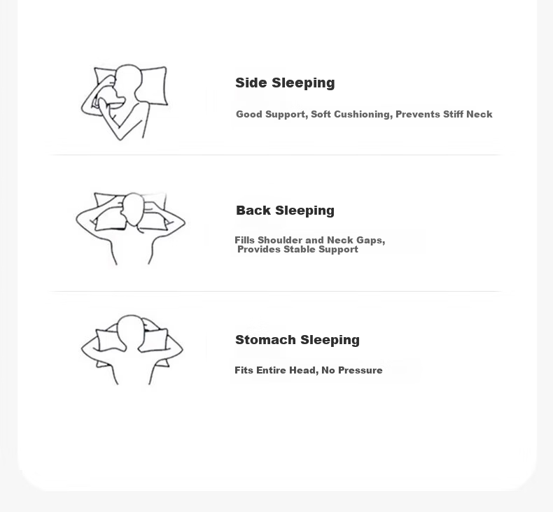 Aiwei Cervical Pillow Memory Foam Slow Rebound Sleep Pillow Core 30x50cm Blank 9